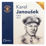 Dukát Národní hrdinové - Karel Janoušek provedení proof (ČM 2018)
