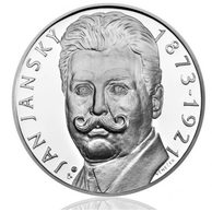 Stříbrná medaile Jan Jánský provedení proof (ČM 2011)