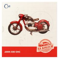 Stříbrná mince Na kolech - Motocykl JAWA 500 OHC proof (ČM 2023) 