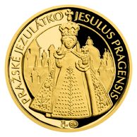 Zlatý dukát Pražské jezulátko proof (ČM 2023)