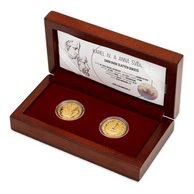 Sada dvou dukátů Královské dvojice - Karel IV. a Anna Svídnická proof (ČM 2019)