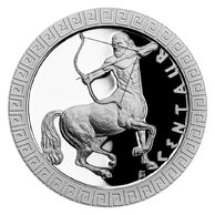Stříbrná mince Bájní tvorové - Kentaur proof (ČM 2021) 