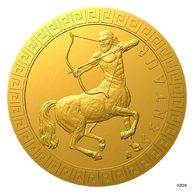 Zlatá mince Bájní tvorové - Kentaur proof (ČM 2021) 