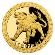 Zlatá mince Bájní tvorové - Kerberos proof (ČM 2021) 