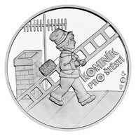 Stříbrná medaile Kominík pro štěstí proof (ČM 2024)