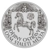 Stříbrná tolarová medaile Dějiny Ostravy - Osm staletí města - Osídlení území Ostravy  (2023)