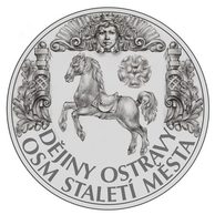 Stříbrná tolarová medaile Dějiny Ostravy - Osm staletí města - Neživá příroda Ostravska   (2024) 