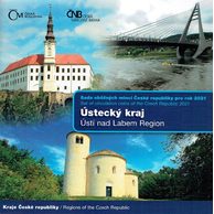 Sada oběžných mincí ČR - Ústecký  kraj provedení standard (ČNB 2021)