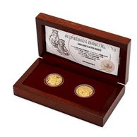 Sada dvou dukátů Královské dvojice - Jiří z Poděbrad a Johana z Rožmitálu proof (ČM 2018)