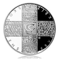 Stříbrná mince 200 Kč - 100. výročí založení Československého červeného kříže proof (ČNB 2019)