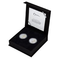 Sada dvou stříbrných mincí Svatovítský poklad - Korunovační kříž proof (ČM2022)