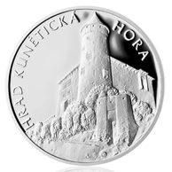 Stříbrná medaile Hrad Kunětická hora proof (ČM 2012) 