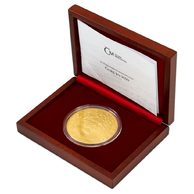 Zlatá desetiuncová investiční mince Český lev standard (ČM 2022)