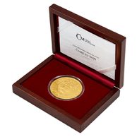 Zlatá pětiuncová investiční mince Český lev standard (ČM 2022)