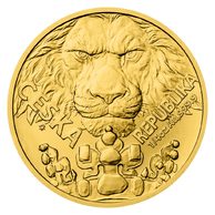 Zlatá 1/4oz investiční mince Český lev standard (ČM 2023)