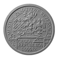 Zlatá mince 5000 Kč Městské památkové rezervace ČNB - Litoměřice standard (ČNB 2022) 
