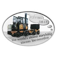 Stříbrná mince Slavné parní lokomotivy - Puffing Billy  proof (ČM 2026)  
