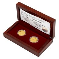 Sada dvou dukátů Královské dvojice - Jan Lucemburský a Eliška Přemyslovna proof (ČM 2022)   