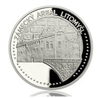 Platinová mince UNESCO - Zámek a zámecký areál Litomyšl proof (ČM 2018)