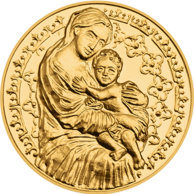 Zlatý dukát Madona s Ježíškem (ČD 2024)