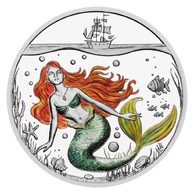 Stříbrná mince Knižní předlohy - H. Ch. Andersen - Malá mořská víla proof (ČM 2025)