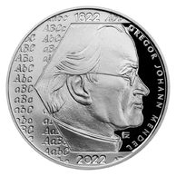 Stříbrná mince 200 Kč - 200. výročí narození Gregora Johanna Mendela proof (ČNB 2022)