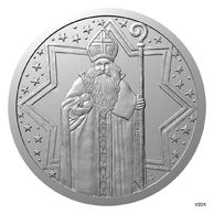 Stříbrná medaile Sv. Mikuláš proof (ČM 2021)