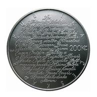 Stříbrná mince 200 Kč - 100. výročí narození Jarmily Novotné provedení standard (ČNB 2007)