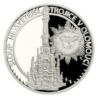 Platinová mince UNESCO - Sloup Nejsvětější Trojice v Olomouci proof (ČM 2020)