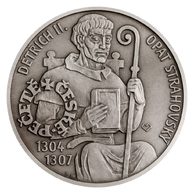 Stříbrná medaile České pečetě - Opat Strahovského kláštera v Praze provedení standard (ČM 2020)