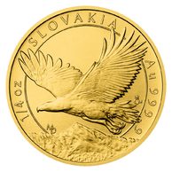 Zlatá 1/4oz investiční mince Orel 2023 standard (ČM 2023) 