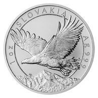 Stříbrná uncová investiční mince Orel standard (ČM 2023)