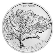 Stříbrná uncová investiční mince Orel standard (ČM 2026)