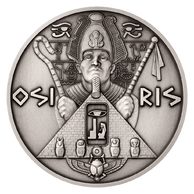 Stříbrná mince Bohové světa - Osiris standard (ČM 2023)    