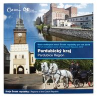 Sada oběžných mincí ČR - Pardubický kraj provedení standard (ČNB 2019)