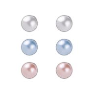 Náušnice Basic s voskovými perlemi Preciosa, set (2283 70)