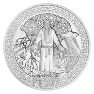 Stříbrná mince Bohové světa - Perun standard (ČM 2020)