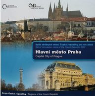 Sada oběžných mincí ČR - Hlavní město Praha provedení standard (ČNB 2022)