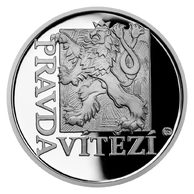 Stříbrná medaile Latinské citáty - Veritas vincit - Pravda vítězí  proof (ČM 2022)  