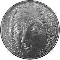 Stříbrná mince 200 Kč - 250. výročí sestrojení bleskosvodu Prokopem Divišem provedení standard (ČNB 2004)