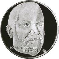 Stříbrná mince 200 Kč - 150. výročí narození Josefa Thomayera provedení standard (ČNB 2003)