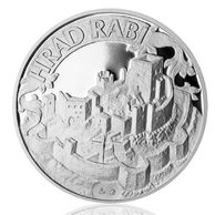 Stříbrná medaile Hrad Rabí proof (ČM 2012) 