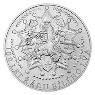 Stříbrná medaile 10 oz Řád Bílého lva standard (ČM 2022)