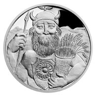 Stříbrná medaile Strážci českých hor - Beskydy a Radegast  proof (ČM 2022)  