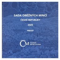 Sada oběžných mincí ČR -  provedení proof (ČNB 2023)