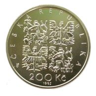 Stříbrná mince 200 Kč - 200. výročí narození P. J. Šafaříka provedení standard (ČNB 1995)