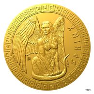 Zlatá mince Bájní tvorové - Sfinga proof (ČM 2022) 