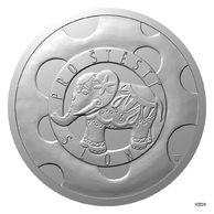Stříbrná medaile Slon pro štěstí proof (ČM 2022)