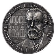 Stříbrná kilogramová mince Bedřich Smetana vysoký reliéf standard/patina  (ČM 2024)