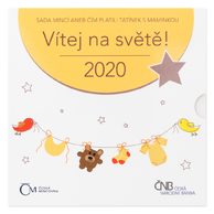 Sada oběžných mincí ČR - k narození dítěte provedení sady standard (ČNB 2020)